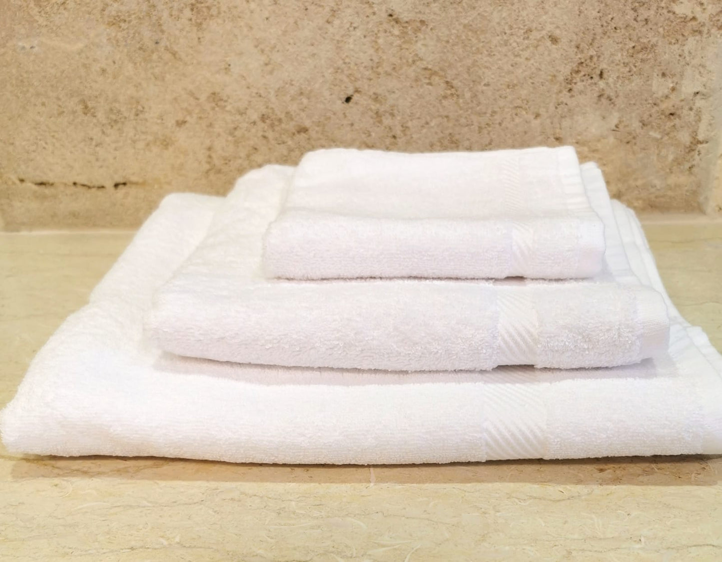 White cotton towel